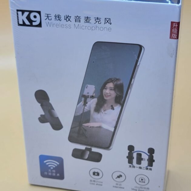 K9 02 DOUBLE MICROFONE BLUETOOT