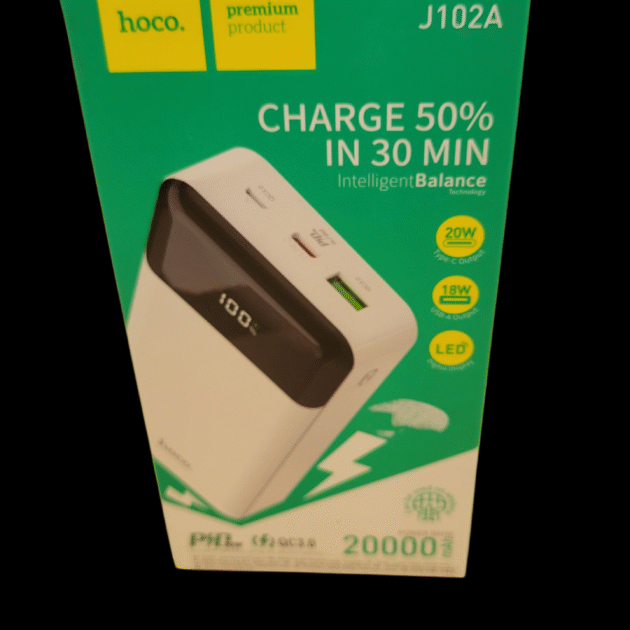 POWER BANK HOCO 20 000MAH 22.5 FAST CHARGE