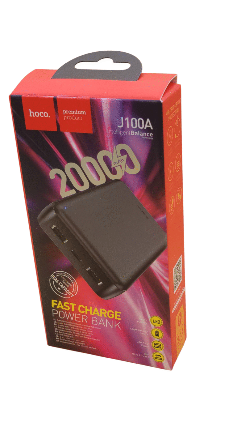 POWER BANK HOCO J100A 20 000MAH FAST CHARGE