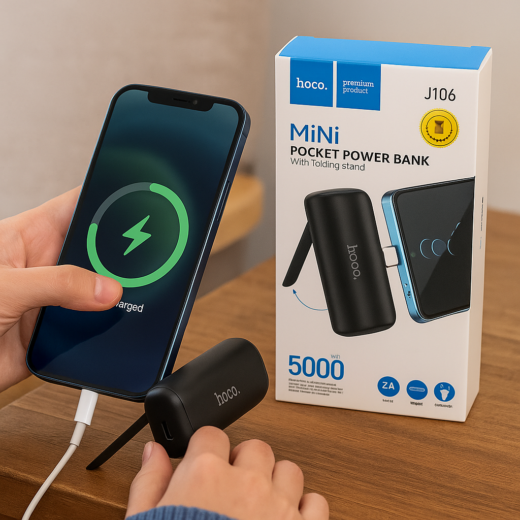 Chargeur portable et smartphone élégant
