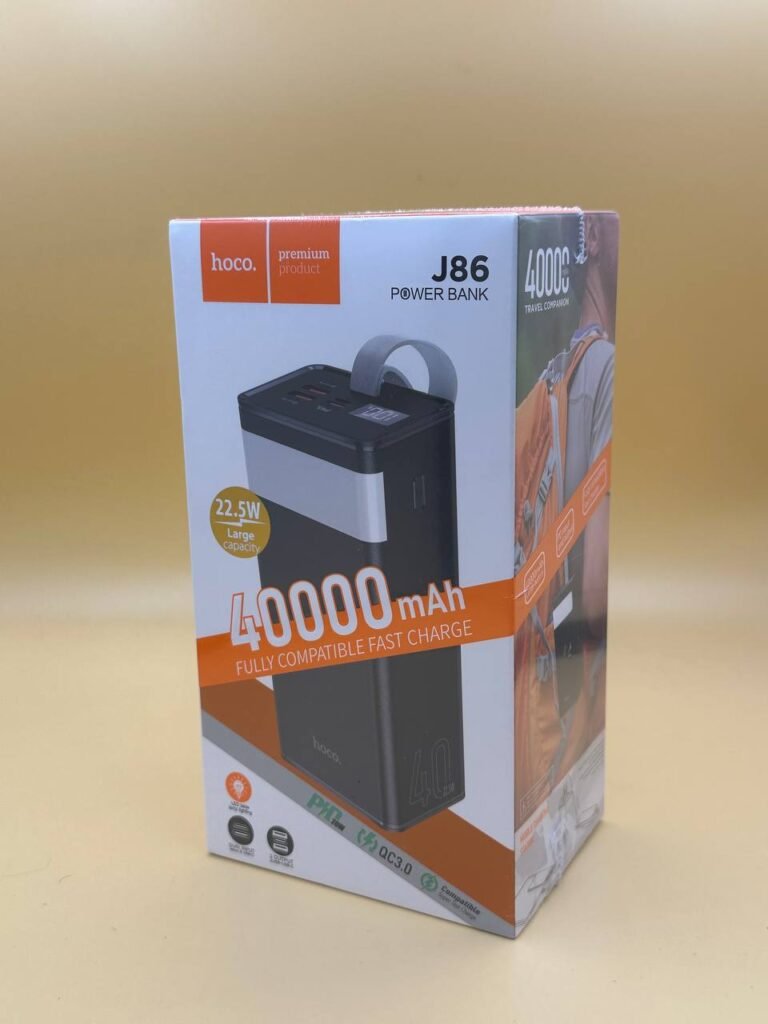 POWER BANK HOCO J86 40 000MAH 22.5 W FAST CHARGE