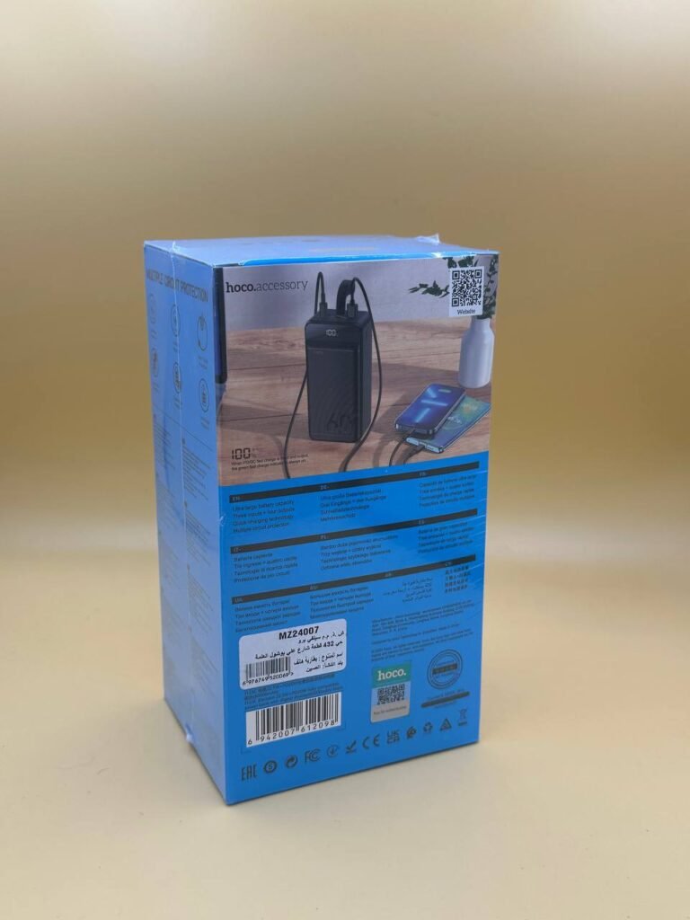 ⁦POWER BANK HOCO J123C 60 000MAH 22.5W FAST CHARGE⁩ - الصورة ⁦2⁩