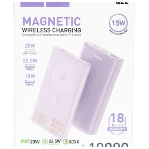 power bank hoco q22 magnetic wireless charging