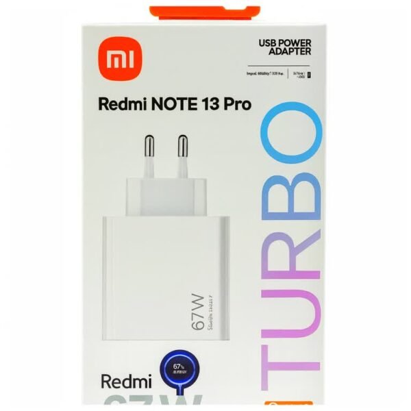 chargeure Redmi note 13 pro turbo type c (نسخة)