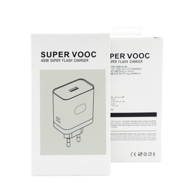 Chargeurs super vooc 45w super flash charger (نسخة)