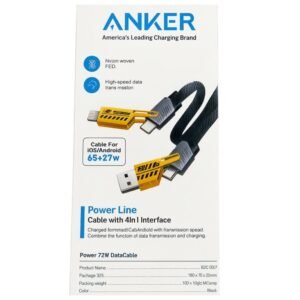 Cable Anker 4in1 USB → Type-C USB → Lighting Type-C → Type-C Type-C → Lighting