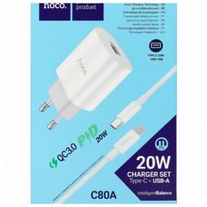Chargeure HOCO C80A 20W cable type c_type iphone